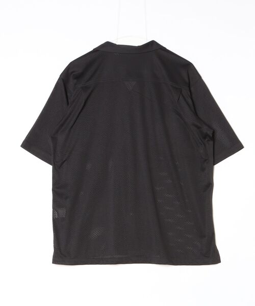 BURLAP OUTFITTER(バーラップアウトフィッター)の「MESH CAMP SHIRT / メッシュ キャンプ シャツ(シャツ/ブラウス・メンズ・バーガンディー/ブラック/アッシュグレー・X-LARGE/LARGE/MEDIUM/SMALL)」の4枚目の写真