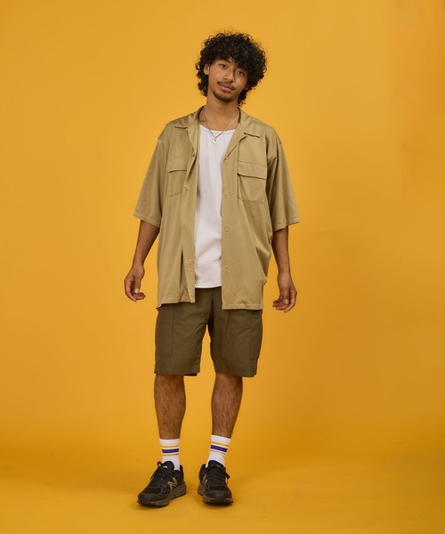 BURLAP OUTFITTER(バーラップアウトフィッター)の「BURLAP OUTFITTER 【バーラップアウトフィッター】- MESH CAMP SHIRT(シャツ/ブラウス・メンズ・バーガンディー/ブラック・X-LARGE/LARGE/MEDIUM)」の4枚目の写真