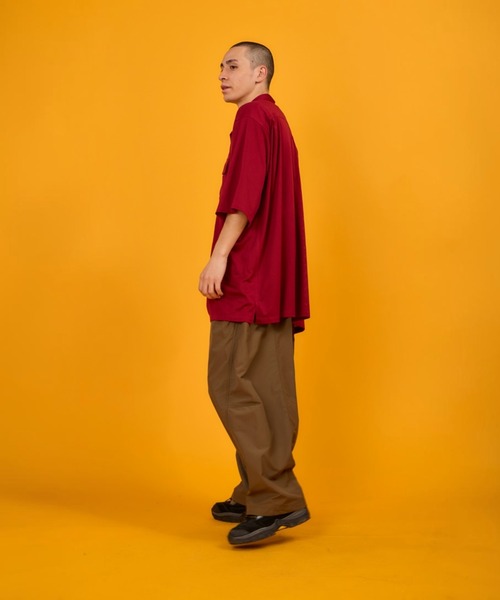 BURLAP OUTFITTER(バーラップアウトフィッター)の「MESH CAMP SHIRT / メッシュ キャンプ シャツ(シャツ/ブラウス・メンズ・バーガンディー/ブラック/アッシュグレー・X-LARGE/LARGE/MEDIUM/SMALL)」の12枚目の写真