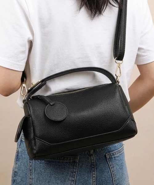 【高見えレザータッチ】2WAYショルダーバッグ
