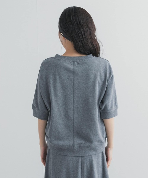 URBAN RESEARCH DOORS（アーバンリサーチドアーズ）の「モダールコットン裏毛ドルマンプルオーバー（Tシャツ/カットソー・レディース・グレー系その他/ホワイト系その他/ブラック・FREE）」の17枚目の写真