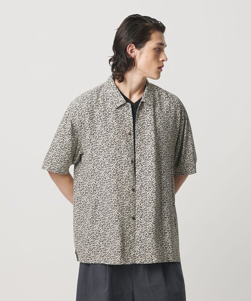 MONKEY TIME(モンキータイム)の「<LIBERTY FABLICS>グレンジェイド シャツ(シャツ/ブラウス・メンズ・ベージュ/ダークグレー・L/M/S/XL)」の3枚目の写真