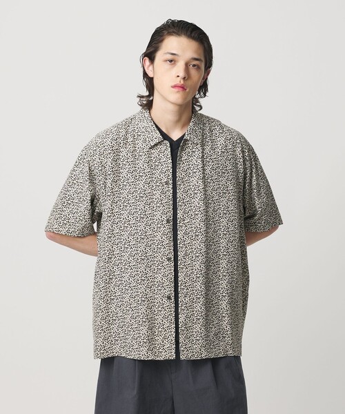 MONKEY TIME(モンキータイム)の「<LIBERTY FABLICS>グレンジェイド シャツ(シャツ/ブラウス・メンズ・ベージュ/ダークグレー・L/M/S/XL)」の5枚目の写真