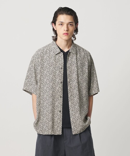 MONKEY TIME(モンキータイム)の「<LIBERTY FABLICS>グレンジェイド シャツ(シャツ/ブラウス・メンズ・ベージュ/ダークグレー・L/M/S/XL)」の6枚目の写真