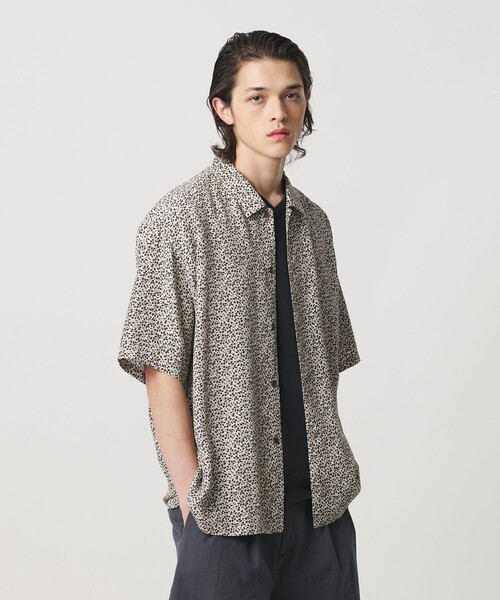 MONKEY TIME(モンキータイム)の「<LIBERTY FABLICS>グレンジェイド シャツ(シャツ/ブラウス・メンズ・ベージュ/ダークグレー・L/M/S/XL)」の7枚目の写真