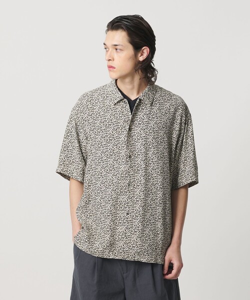 MONKEY TIME(モンキータイム)の「<LIBERTY FABLICS>グレンジェイド シャツ(シャツ/ブラウス・メンズ・ベージュ/ダークグレー・L/M/S/XL)」の9枚目の写真
