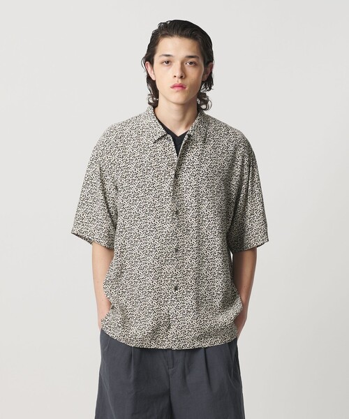 MONKEY TIME(モンキータイム)の「<LIBERTY FABLICS>グレンジェイド シャツ(シャツ/ブラウス・メンズ・ベージュ/ダークグレー・L/M/S/XL)」の10枚目の写真