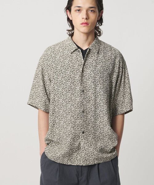 MONKEY TIME(モンキータイム)の「<LIBERTY FABLICS>グレンジェイド シャツ(シャツ/ブラウス・メンズ・ベージュ/ダークグレー・L/M/S/XL)」の11枚目の写真