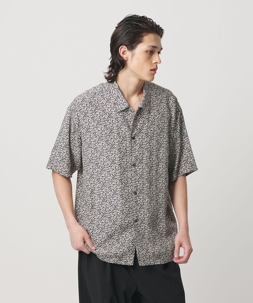 MONKEY TIME(モンキータイム)の「<LIBERTY FABLICS>グレンジェイド シャツ(シャツ/ブラウス・メンズ・ベージュ/ダークグレー・L/M/S/XL)」の19枚目の写真