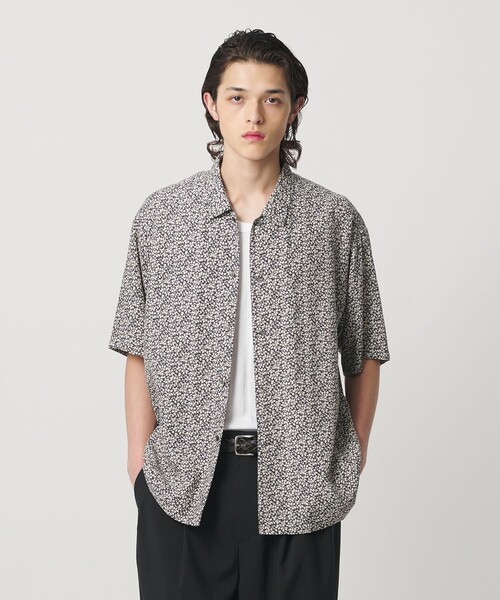 MONKEY TIME(モンキータイム)の「<LIBERTY FABLICS>グレンジェイド シャツ(シャツ/ブラウス・メンズ・ベージュ/ダークグレー・L/M/S/XL)」の21枚目の写真