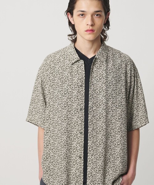 MONKEY TIME(モンキータイム)の「<LIBERTY FABLICS>グレンジェイド シャツ(シャツ/ブラウス・メンズ・ベージュ/ダークグレー・L/M/S/XL)」の2枚目の写真