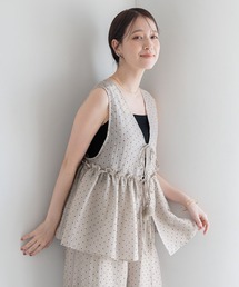 studio CLIP（スタディオクリップ）の「ドットリボンベスト（ベスト）」