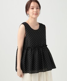 studio CLIP（スタディオクリップ）の「ドットリボンベスト（ベスト）」