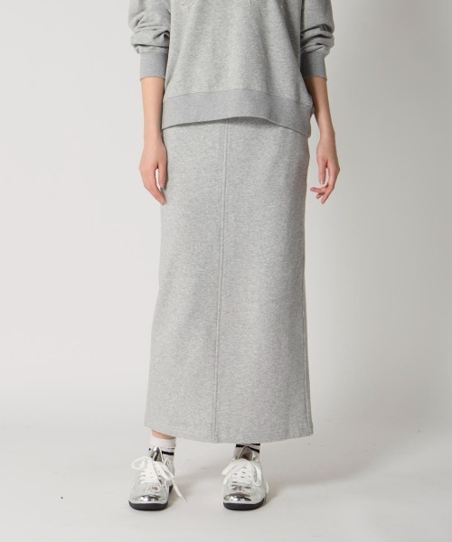 Kappa(カッパ)の「マキシ丈スカート(スカート・レディース・ネイビー/杢グレー/ピンク・LARGE/SMALL/MEDIUM)」の1枚目の写真
