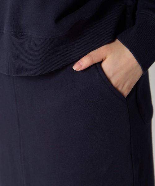 Kappa(カッパ)の「マキシ丈スカート(スカート・レディース・ネイビー/杢グレー/ピンク・LARGE/SMALL/MEDIUM)」の7枚目の写真