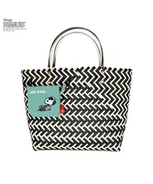 Vintage PEANUTS（ビンテージピーナッツ）の「ルートート / SNOOPY スヌーピー  IP.デリ.バスケット.ピーナッツ-1G（かごバッグ）」