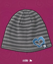 SAGE（セージ）の「SAGE / セイジ 別注 Heart Striped beanie（ニットキャップ/ビーニー）」