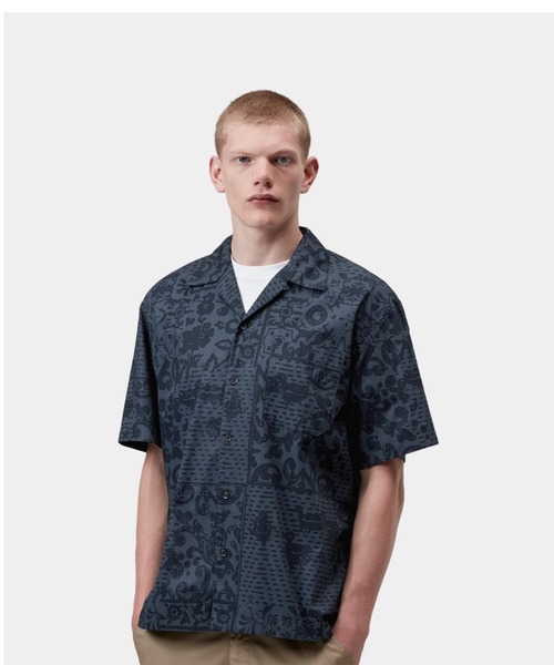 Carhartt WIP（カーハートダブリューアイピー）の「S/S Vestige Shirt（シャツ/ブラウス・メンズ・ブルー系その他・SMALL/MEDIUM/LARGE）」の4枚目の写真