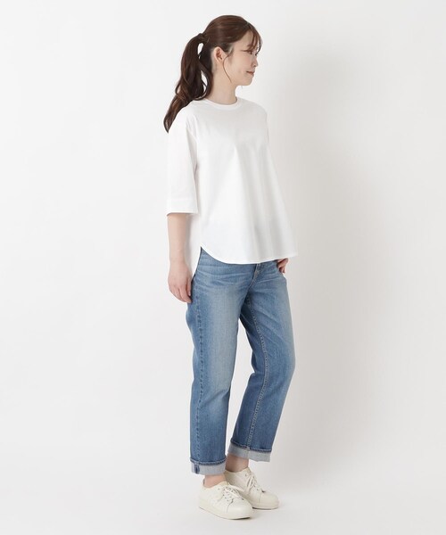one'sterrace(ワンズテラス)の「パンジー 5Eレーススニーカー(スニーカー・レディース・ブラック系8/ベージュ系8・02/03)」の9枚目の写真