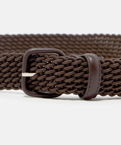UNITED ARROWS(ユナイテッドアローズ)の「<LAIGLON> エラスティック ベルト(ベルト・メンズ・ブラック/ダークグレー/ダークブラウン・95cm/100cm/90cm/80cm/85cm)」の10枚目の写真