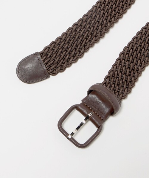 UNITED ARROWS(ユナイテッドアローズ)の「<LAIGLON> エラスティック ベルト(ベルト・メンズ・ブラック/ダークグレー/ダークブラウン・95cm/100cm/90cm/80cm/85cm)」の11枚目の写真