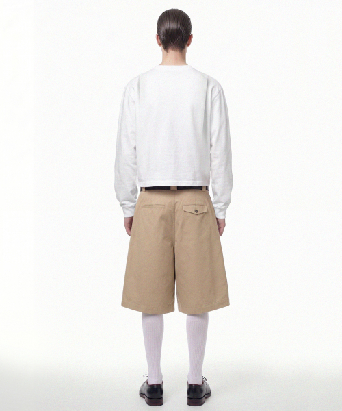 PRINOAR(プリノア)の「ステイ トゥルー セミクロップ長袖Tシャツ - ホワイト(Tシャツ/カットソー・レディース・ホワイト・SMALL/MEDIUM/LARGE)」の5枚目の写真