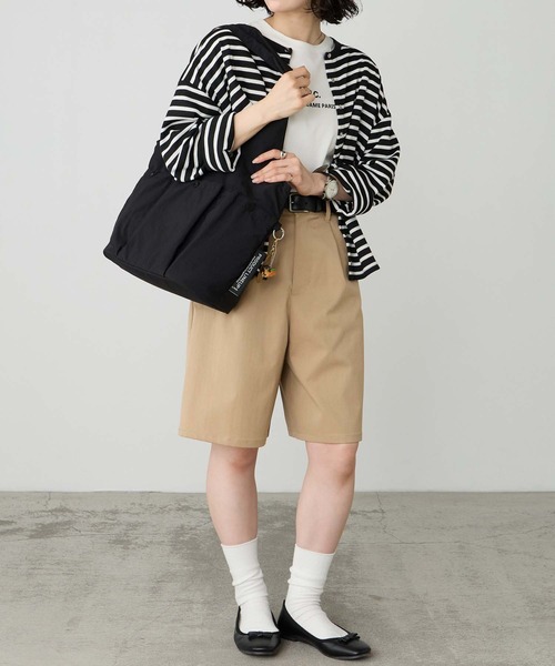 BONLECILL Marche(ボンルシールマルシェ)の「【BONLECILL Marche】《大容量/A4》メニ―ポケットユーティリティトートバッグ(トートバッグ・レディース・アイボリー/カーキ/ブラック・FREE)」の16枚目の写真