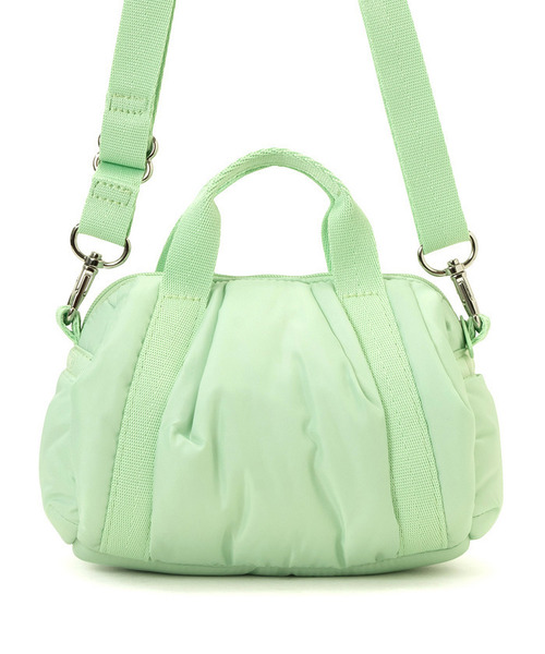 LeSportsac(レスポートサック)の「SHEEN MINI DUFFEL クラウディーセージ(ショルダーバッグ・レディース・グリーン・FREE)」の10枚目の写真