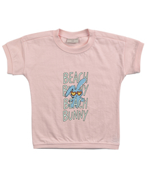 ビーチバーニー 半袖Tシャツ-アプリコット