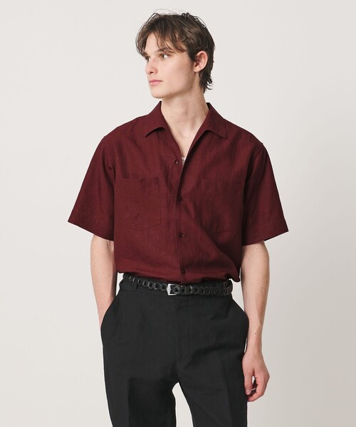 UNITED ARROWS(ユナイテッドアローズ)の「リネンキャンブリック ワンピースオープンカラーシャツ(シャツ/ブラウス・メンズ・ホワイト/ブラック/ワイン・XL/S/M/L)」の18枚目の写真