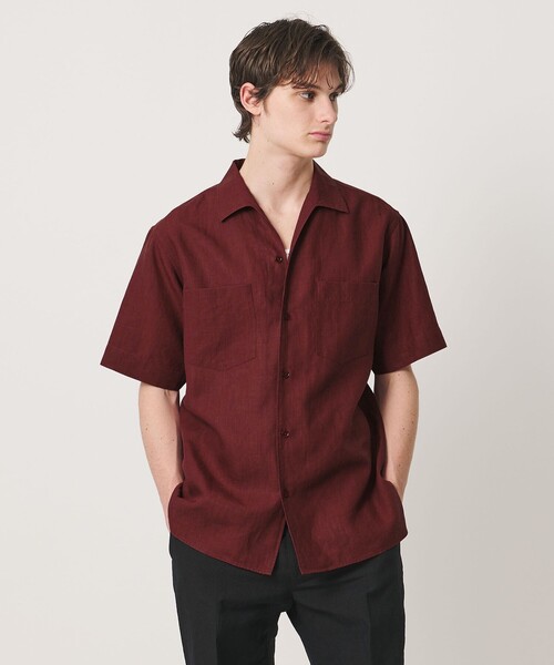 UNITED ARROWS(ユナイテッドアローズ)の「リネンキャンブリック ワンピースオープンカラーシャツ(シャツ/ブラウス・メンズ・ホワイト/ブラック/ワイン・XL/S/M/L)」の17枚目の写真