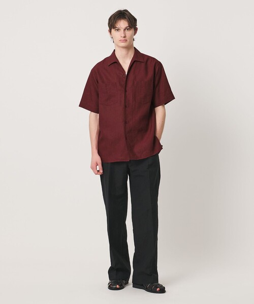 UNITED ARROWS(ユナイテッドアローズ)の「リネンキャンブリック ワンピースオープンカラーシャツ(シャツ/ブラウス・メンズ・ホワイト/ブラック/ワイン・XL/S/M/L)」の16枚目の写真