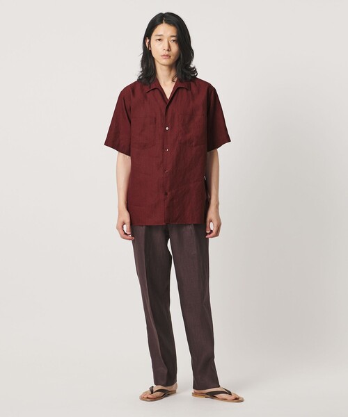 UNITED ARROWS(ユナイテッドアローズ)の「リネンキャンブリック ワンピースオープンカラーシャツ(シャツ/ブラウス・メンズ・ホワイト/ブラック/ワイン・XL/S/M/L)」の15枚目の写真