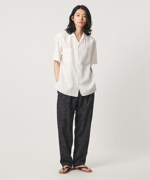 UNITED ARROWS(ユナイテッドアローズ)の「リネンキャンブリック ワンピースオープンカラーシャツ(シャツ/ブラウス・メンズ・ホワイト/ブラック/ワイン・XL/S/M/L)」の10枚目の写真