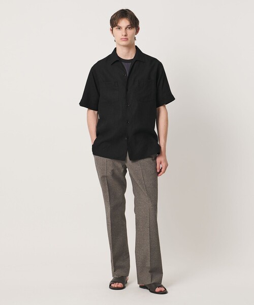 UNITED ARROWS(ユナイテッドアローズ)の「リネンキャンブリック ワンピースオープンカラーシャツ(シャツ/ブラウス・メンズ・ホワイト/ブラック/ワイン・XL/S/M/L)」の8枚目の写真