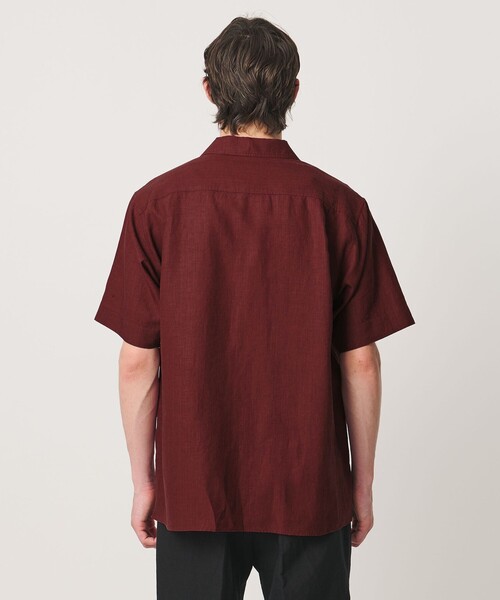 UNITED ARROWS(ユナイテッドアローズ)の「リネンキャンブリック ワンピースオープンカラーシャツ(シャツ/ブラウス・メンズ・ホワイト/ブラック/ワイン・XL/S/M/L)」の4枚目の写真