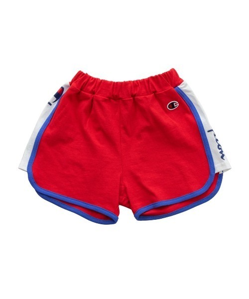 Champion(チャンピオン)の「【5/22(金)発売】Champion チャンピオン ショートパンツ サイドロゴ(その他パンツ・キッズ・杢グレー/レッド・100cm/110cm/120cm/130cm)」の4枚目の写真
