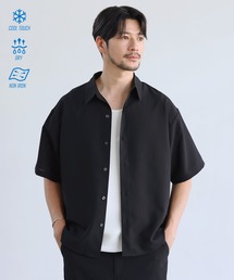 SPU | 【セットアップ対応】【接触冷感、防シワ、速乾】ドライポリレギュラーカラー半袖シャツ(シャツ/ブラウス)