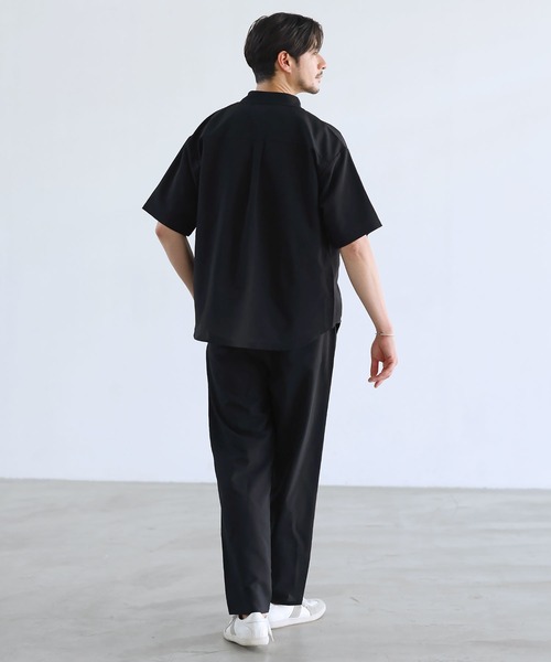 SPU(スプ)の「【セットアップ対応】【接触冷感、防シワ、速乾】ドライポリレギュラーカラー半袖シャツ(シャツ/ブラウス・メンズ・グレー/ブラック/ネイビー・XL/S/M/L)」の17枚目の写真