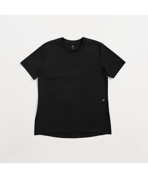 SLOUPLAY（スロープレイ）の「スロークールロングカバースリットT(2カラー)（Tシャツ/カットソー・レディース・ホワイト/ブラック・SMALL/MEDIUM/LARGE）」の2枚目の写真