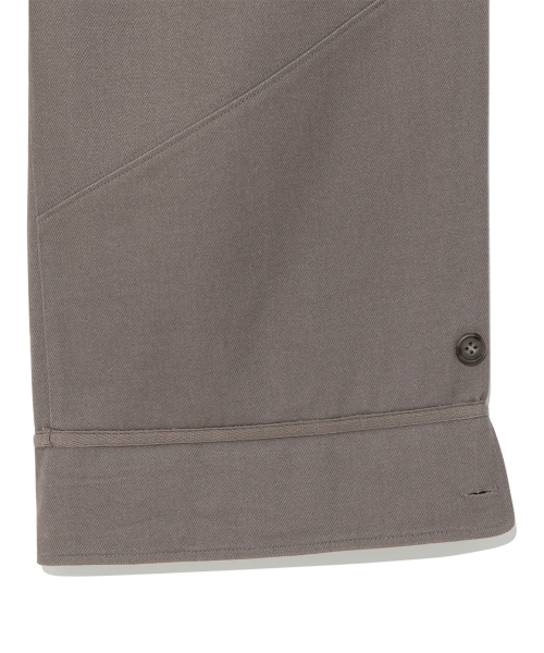 THECOLDESTMOMENT(ザコールデストモーメント)の「TCM folding button pants (brown)(その他パンツ・レディース・その他・SMALL/MEDIUM)」の6枚目の写真