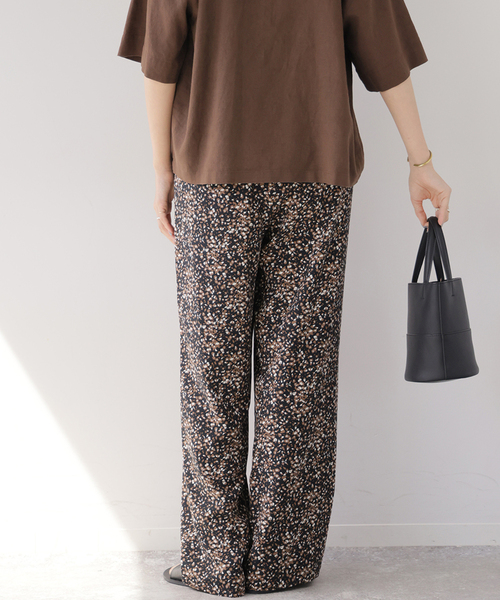 JOURNAL STANDARD relume（ジャーナルスタンダード　レリューム）の「ミニレオパードプリントパンツ（その他パンツ・レディース・ベージュ/ブラック・FREE）」の6枚目の写真