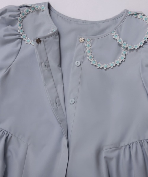 Fit more(フィットモア)の「クールタッチフラワーレース衿ブラウス(シャツ/ブラウス・レディース・ベビーピンク/ホワイト/ライトブルー・FREE)」の18枚目の写真
