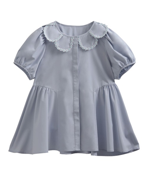 Fit more(フィットモア)の「クールタッチフラワーレース衿ブラウス(シャツ/ブラウス・レディース・ベビーピンク/ホワイト/ライトブルー・FREE)」の22枚目の写真