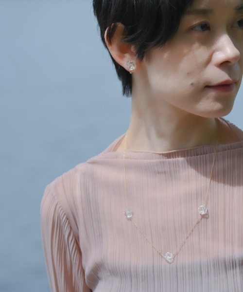 HARIO Lampwork Factory(ハリオランプワークファクトリー)の「イヤリング モアレ(イヤリング・レディース・クリア・FREE)」の10枚目の写真