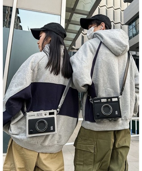 inst.ALL(インストール)の「レトロカメラ風ミニショルダーバッグ(ショルダーバッグ・レディース・キャメル/ブラック系その他/ブラック・FREE)」の22枚目の写真