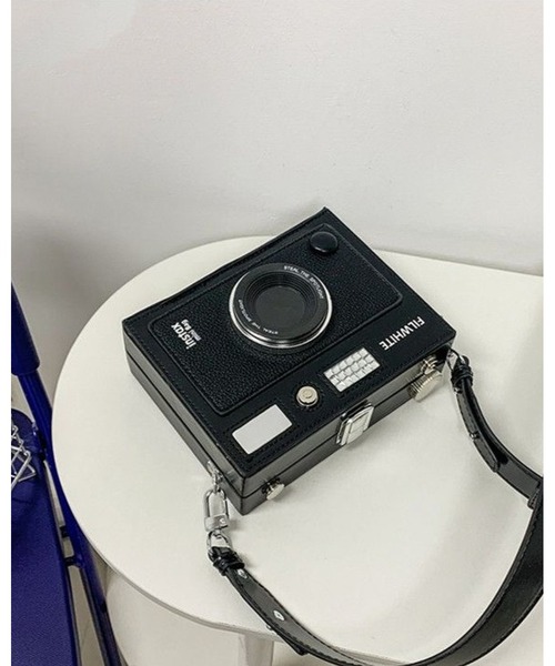 inst.ALL(インストール)の「レトロカメラ風ミニショルダーバッグ(ショルダーバッグ・レディース・キャメル/ブラック系その他/ブラック・FREE)」の10枚目の写真
