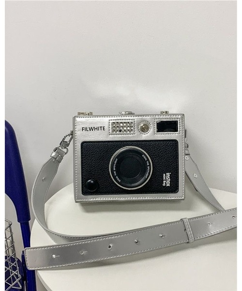inst.ALL(インストール)の「レトロカメラ風ミニショルダーバッグ(ショルダーバッグ・レディース・キャメル/ブラック系その他/ブラック・FREE)」の12枚目の写真