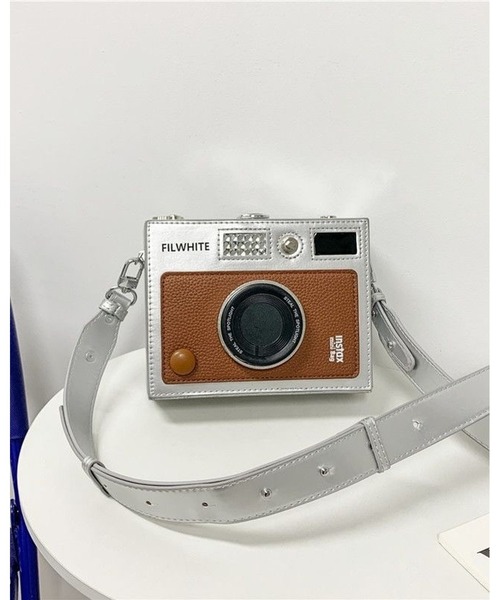 inst.ALL(インストール)の「レトロカメラ風ミニショルダーバッグ(ショルダーバッグ・レディース・キャメル/ブラック系その他/ブラック・FREE)」の13枚目の写真