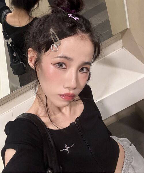 FANCY CLUB(ファンシークラブ)の「エンジェルビンテージスウェットパンツ (ブラック) F25QD819(スウェットパンツ・レディース・その他・ONE SIZE)」の6枚目の写真